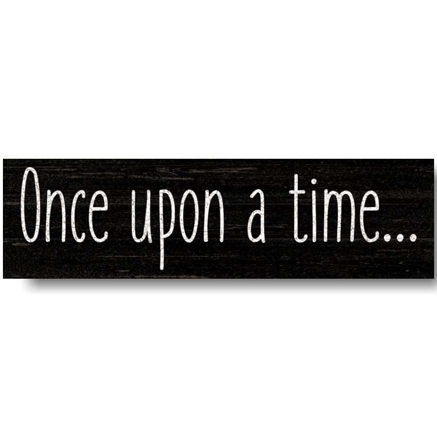 Asedfgt Once Upon A Time Sign For Nursery And Playroom Decor
