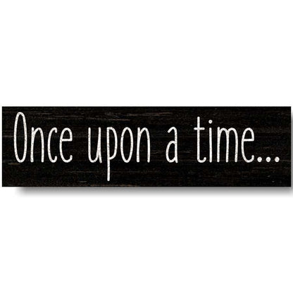 Asedfgt Once Upon A Time Sign For Nursery And Playroom Decor