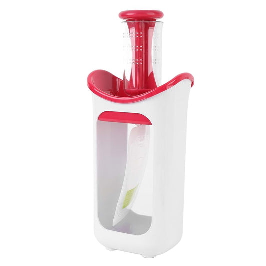 POENVFPO Squeeze Station Portable Puree Squeezer Tool with 10 Pouches ABS Material Baby Food Maker for Homemade Snacks