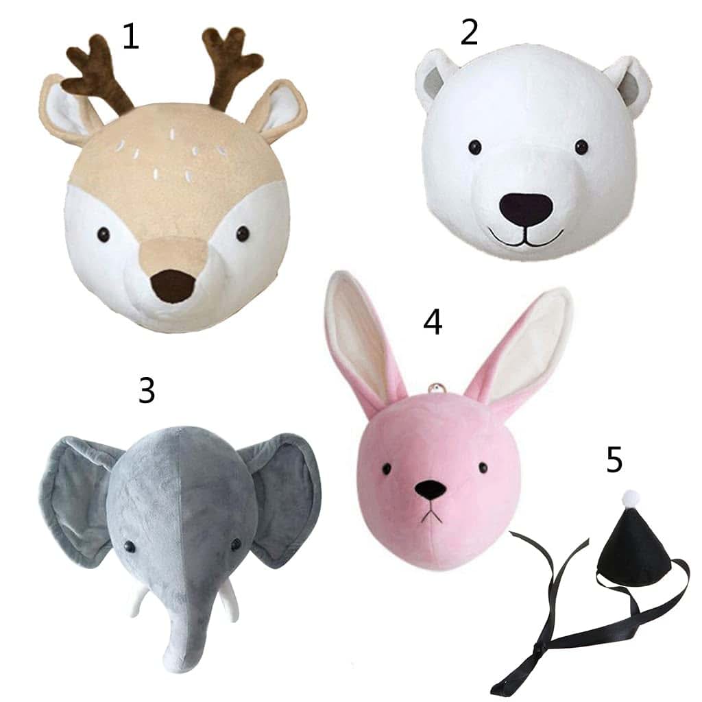 Zkbszn Stuffed Animal Wall Hanging for Nursery Decor