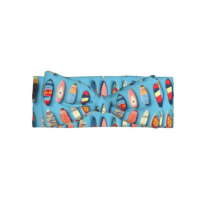 BabyOneStop Colorful Surfboard Print Baby Headband with Bow