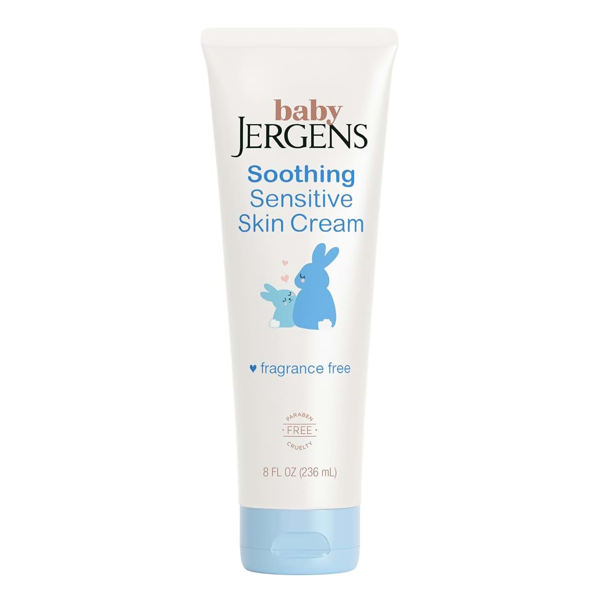 Jergens Baby Soothing Sensitive Skin Cream with Oatmeal, 8 Fl Oz
