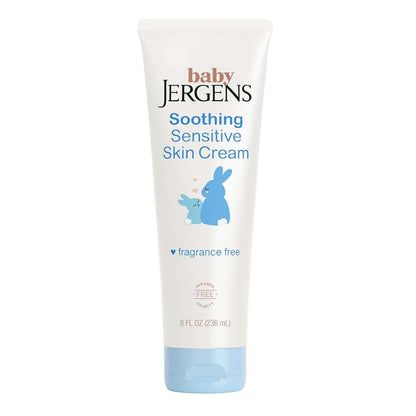 Jergens Baby Soothing Sensitive Skin Cream with Oatmeal, 8 Fl Oz