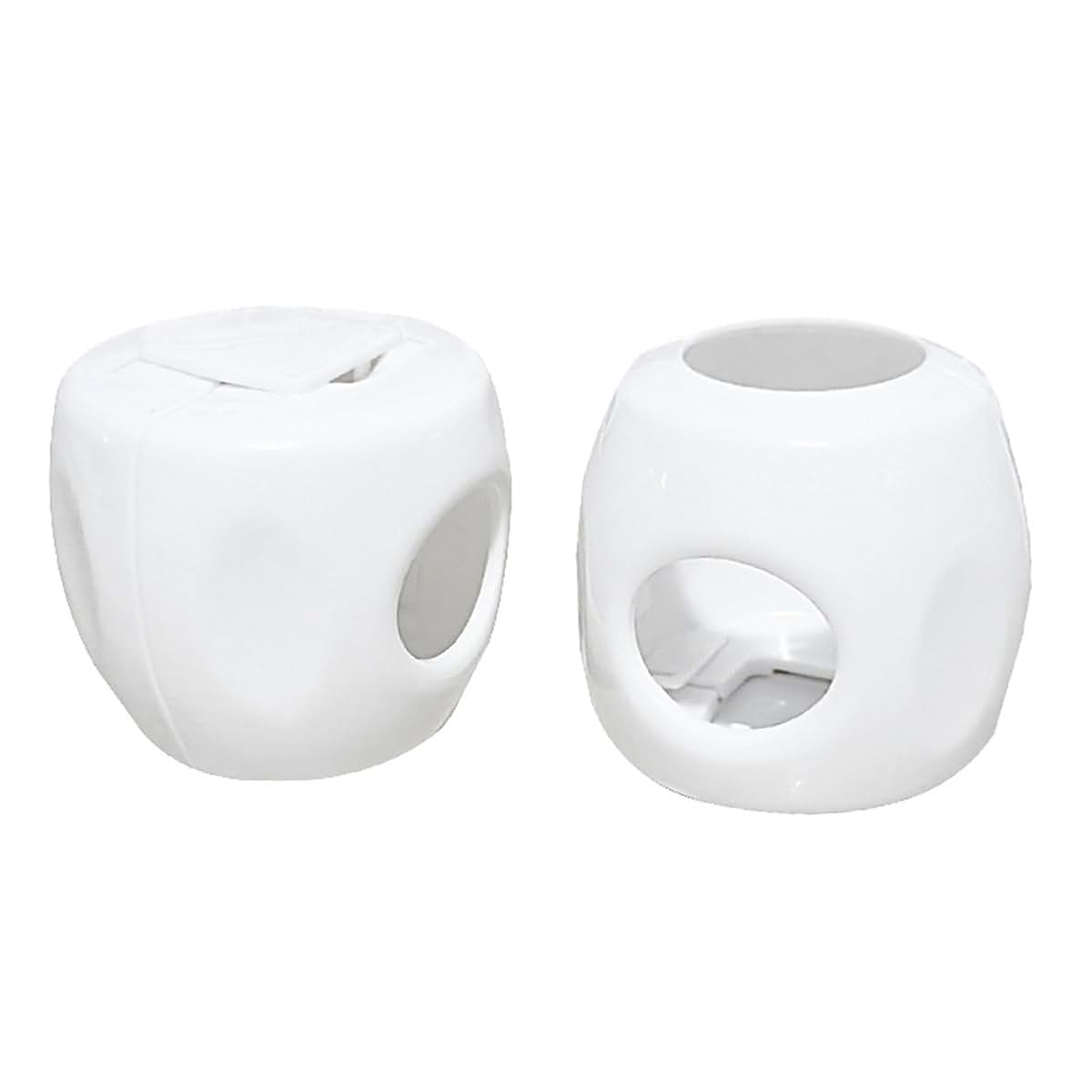 RSHuiOUXX Child Proof Door Knob Guard White Lock Sleeve (photo 4)