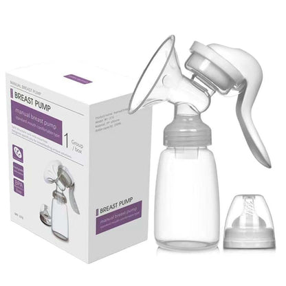 Metanthou Manual Breast Pump with Painless Breast Soak Silicone Flange, 3 Level Adjustable Pressure Anti-Backflow