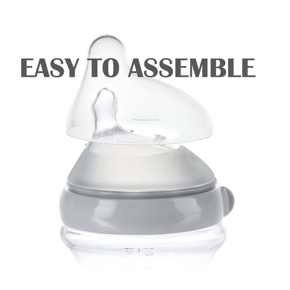 Haakaa Gen.3 Silicone Orthodontic Bottle Nipple, 2-Pack