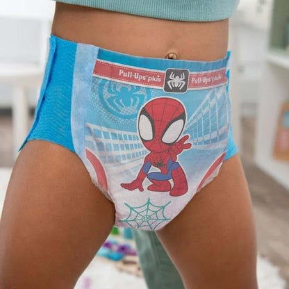 Huggies Pull-Ups Boys' Potty Training Pants, Size 3T-4T, Spiderman Designs