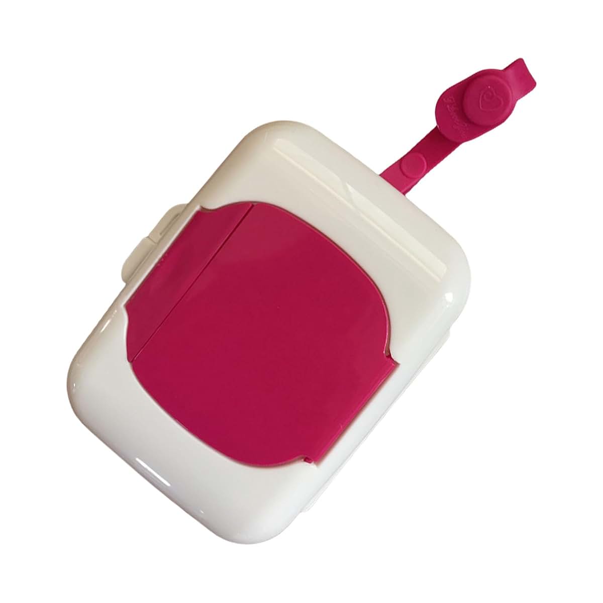スイムリー Compact Baby Holder With Handle Refillable Diaper Wet Wipe Container Case