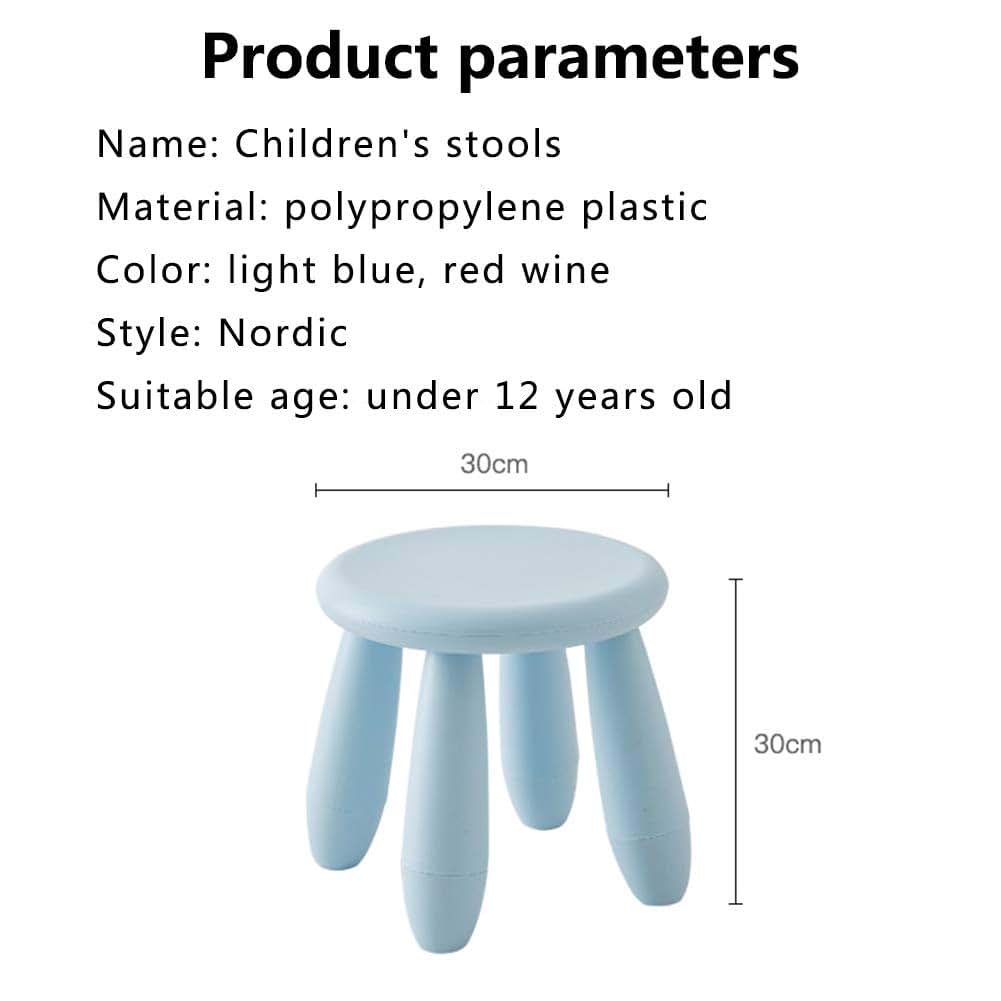 BabyOneStop Kids Step Stool Light Blue 12 Inch