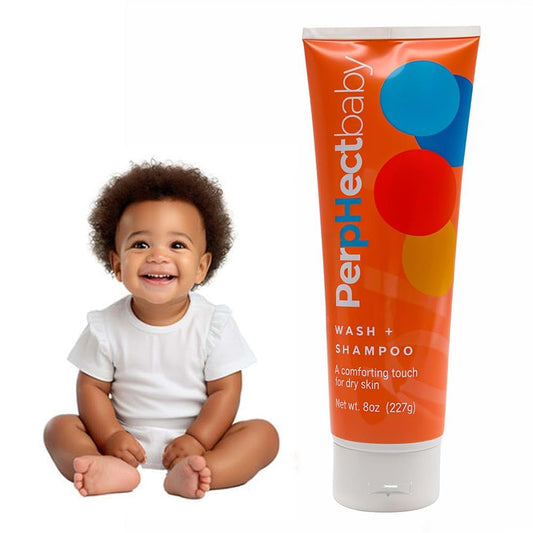 PerpHectBaby Comforting Baby Wash and Shampoo, Fragrance-Free, 8 oz