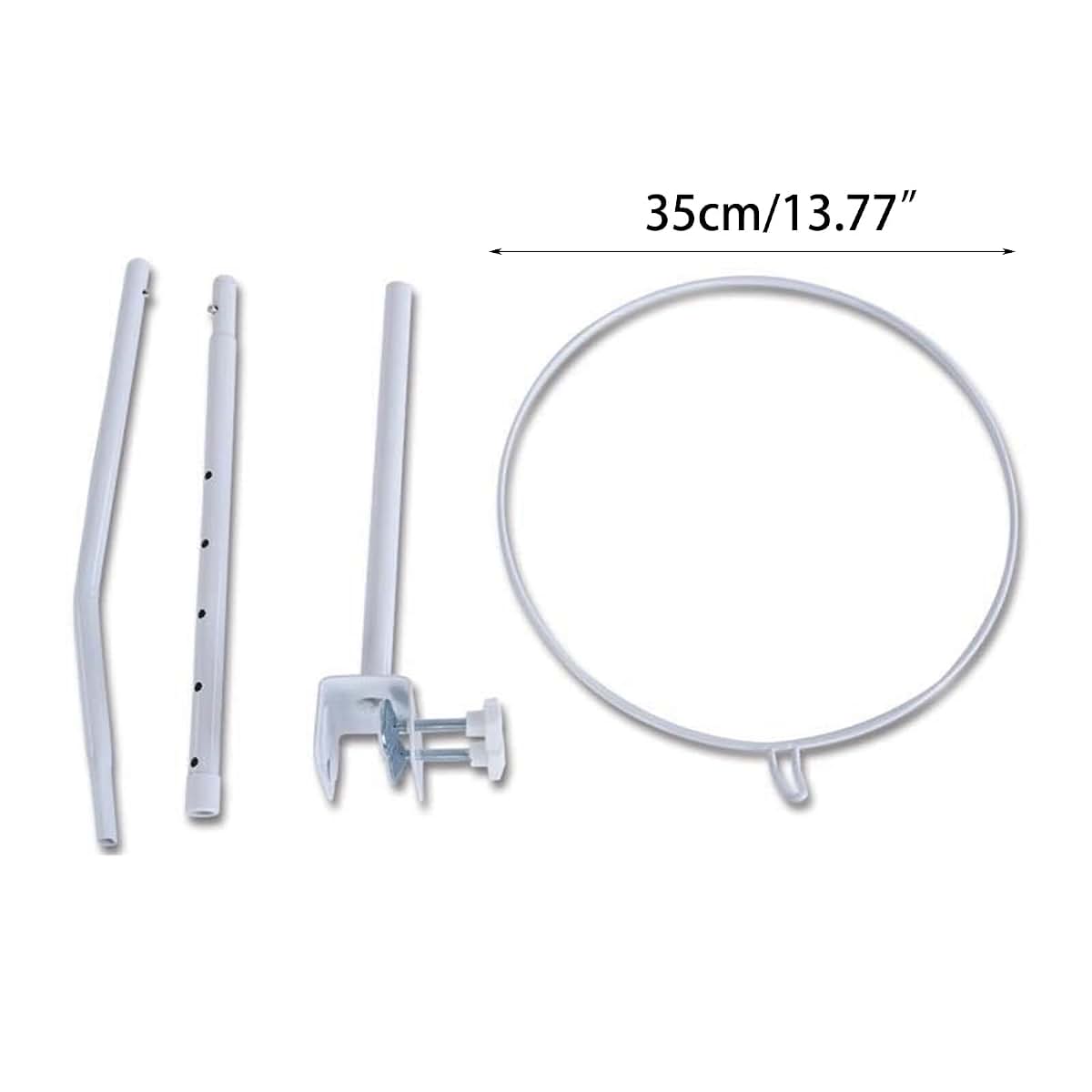 Mllepjdh Adjustable Clip-On Crib Canopy Holder Rack