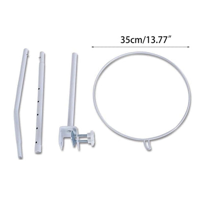 Mllepjdh Adjustable Clip-On Crib Canopy Holder Rack