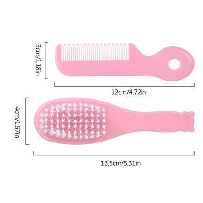 Zhenzq Brush Hair Comb Set With Ergonomic Handle