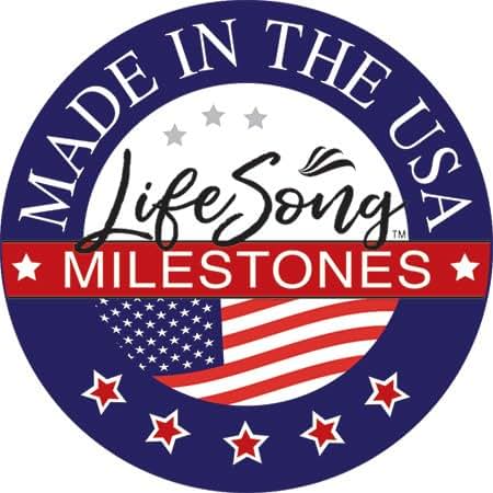 LifeSong Milestones Baptism Christening Nursery Gifts for Baby Boys and Girls Wall Decor Sign Plaque Gift with Quote