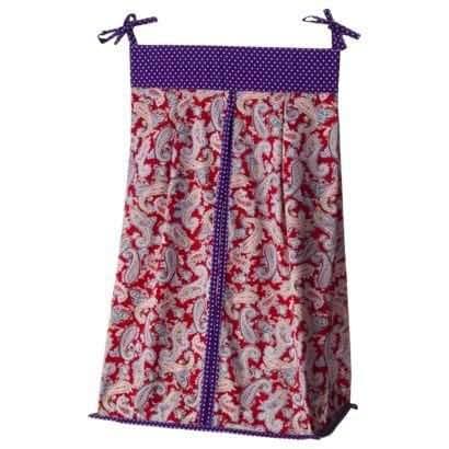 Talulu Diaper Stacker - Purple/Red by Trend Labs