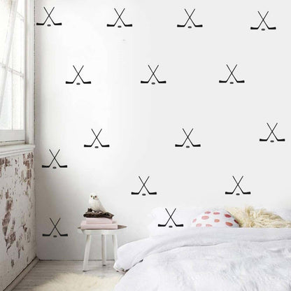YOYOYU ART HOME DECOR Hockey Stick Wall Stickers, 36 Piece Set (photo 2)