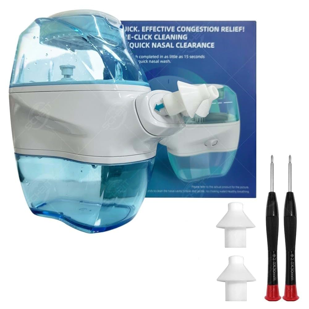 Electric Nasal Irrigation Set with Two Silicone Heads