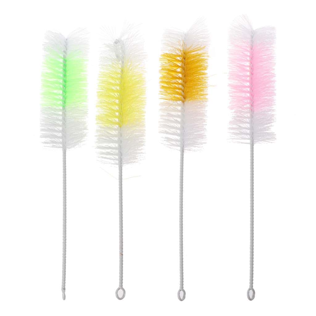 TTTLLNN 2pcs Baby Bottle Brushes Multifunctional Brush Long Wash Drinking Feeding Bottle Nylon Brush
