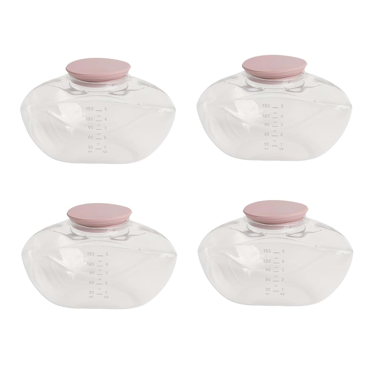 Nurnesy Wearable Breast Pump Accessories for M9, 150ml Collection Cups, Set of 4