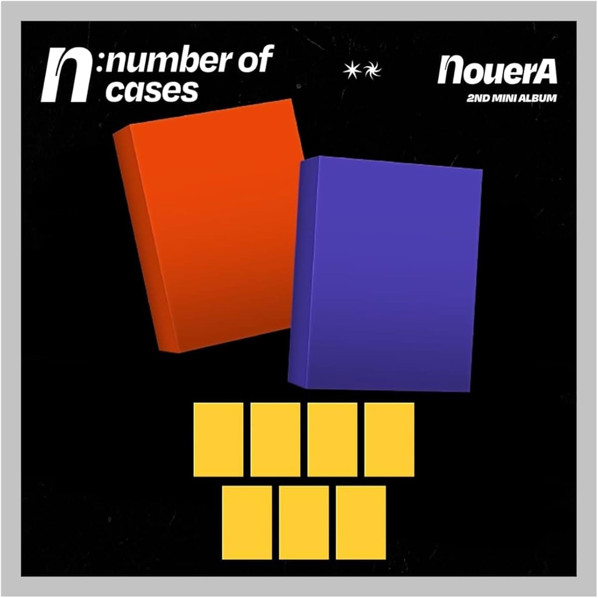 NouerA 2nd Mini Album 2 Version Set Standard and Poca with Tracking Sealed