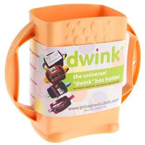 Dwink Universal Juice Pouch Milk Box Holder – Peach