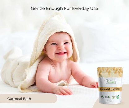 Shea Organics Colloidal Oatmeal Powder for Bath & Skin Care