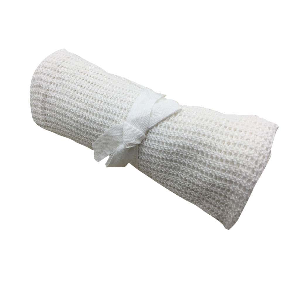 FC Fancy Soft Cotton Crochet Hole Thin Summer Wrap Baby Knitted Blanket Toddler Kids Back Ceat Cover Baby Crib Cover