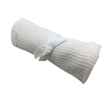 FC Fancy Soft Cotton Crochet Hole Thin Summer Wrap Baby Knitted Blanket Toddler Kids Back Ceat Cover Baby Crib Cover