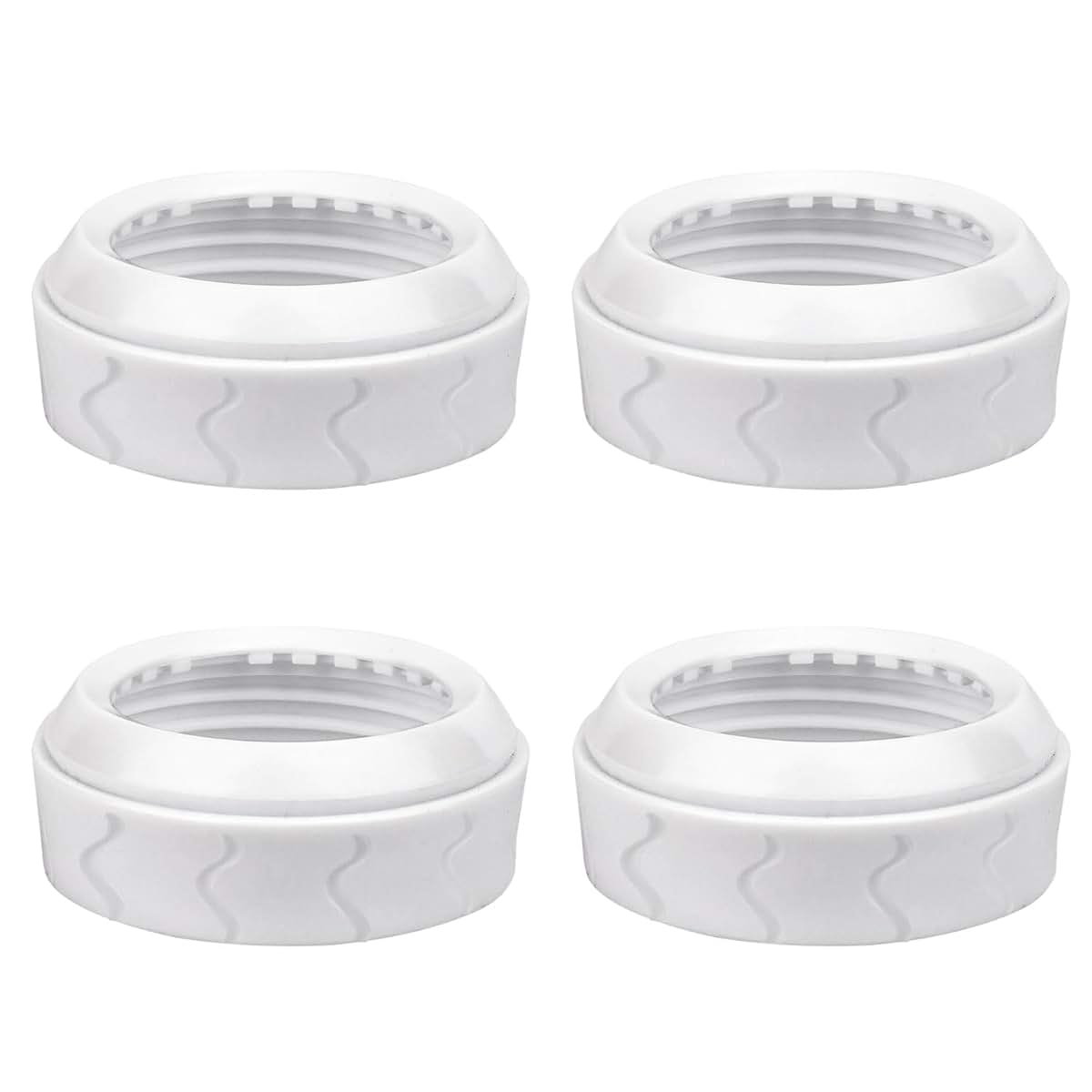 PEUTIER Bottle Nipple Collar Rings 4 Pack for Dr Brown Wide Bottles