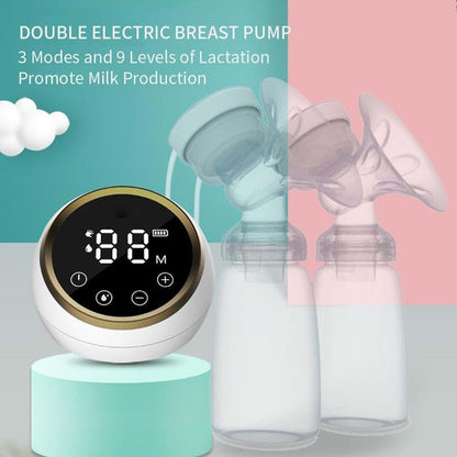 Metanthou Double Electric Breast Pump with Painless Breast Soak Silicone Flange,3 Modes & 9 Levels LED Screen (photo 2)