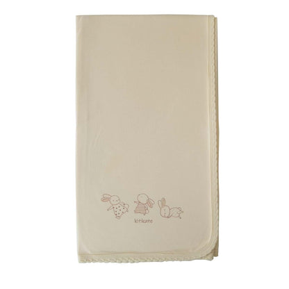 Kitikate Organic Cotton Baby Blanket, Two-Ply Double Layer