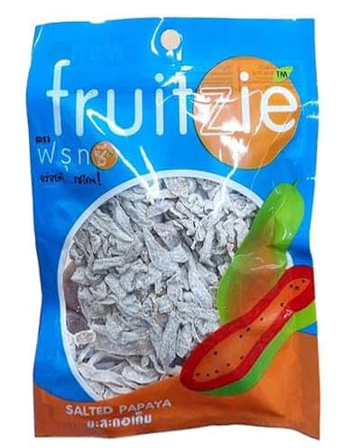 Fruitzie Thai Papaya Dried Fruit Sweet and Salted Snack