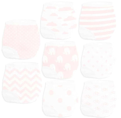 BaeBae Goods Potty Training Underwear for Girls 8 Piece, Absorbent Cotton Baby Toddler Training Pants for 12M Unisex