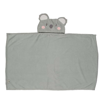 Jesse & Lulu Baby and Toddler Plush Animal Hooded Blanket (Gray Koala) (photo 2)