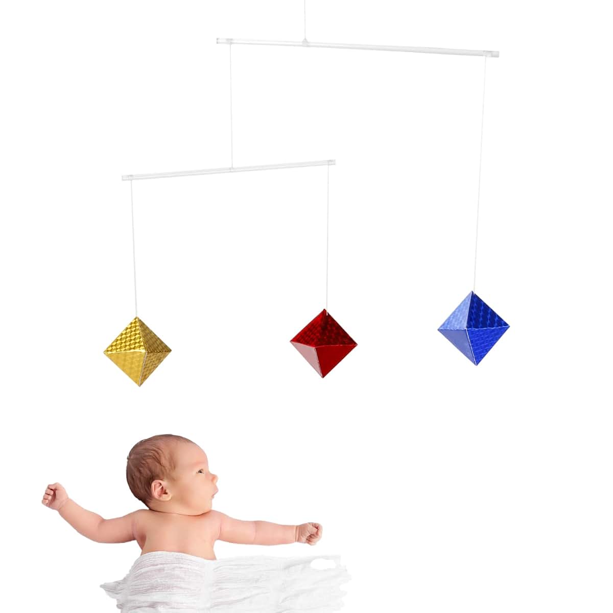 Barley Zone Montessori Mobile Set - Munari, Gobbi, Octahedron, Dancers (photo 4)