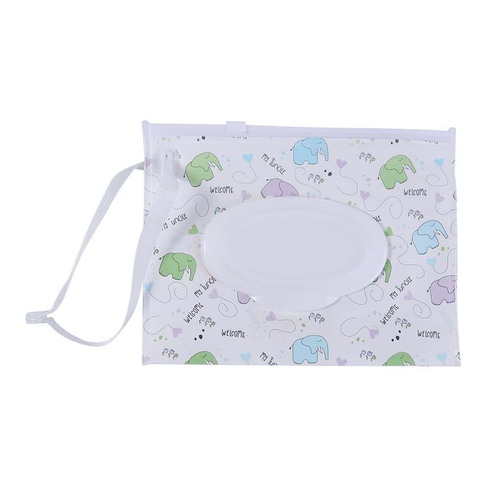 Wet Wipe Dispenser Portable Refillable Wipe Holder