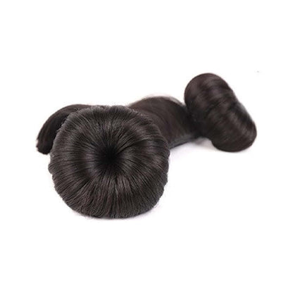 REElua Bun Headband for Infants: Black Hairpiece Accessory
