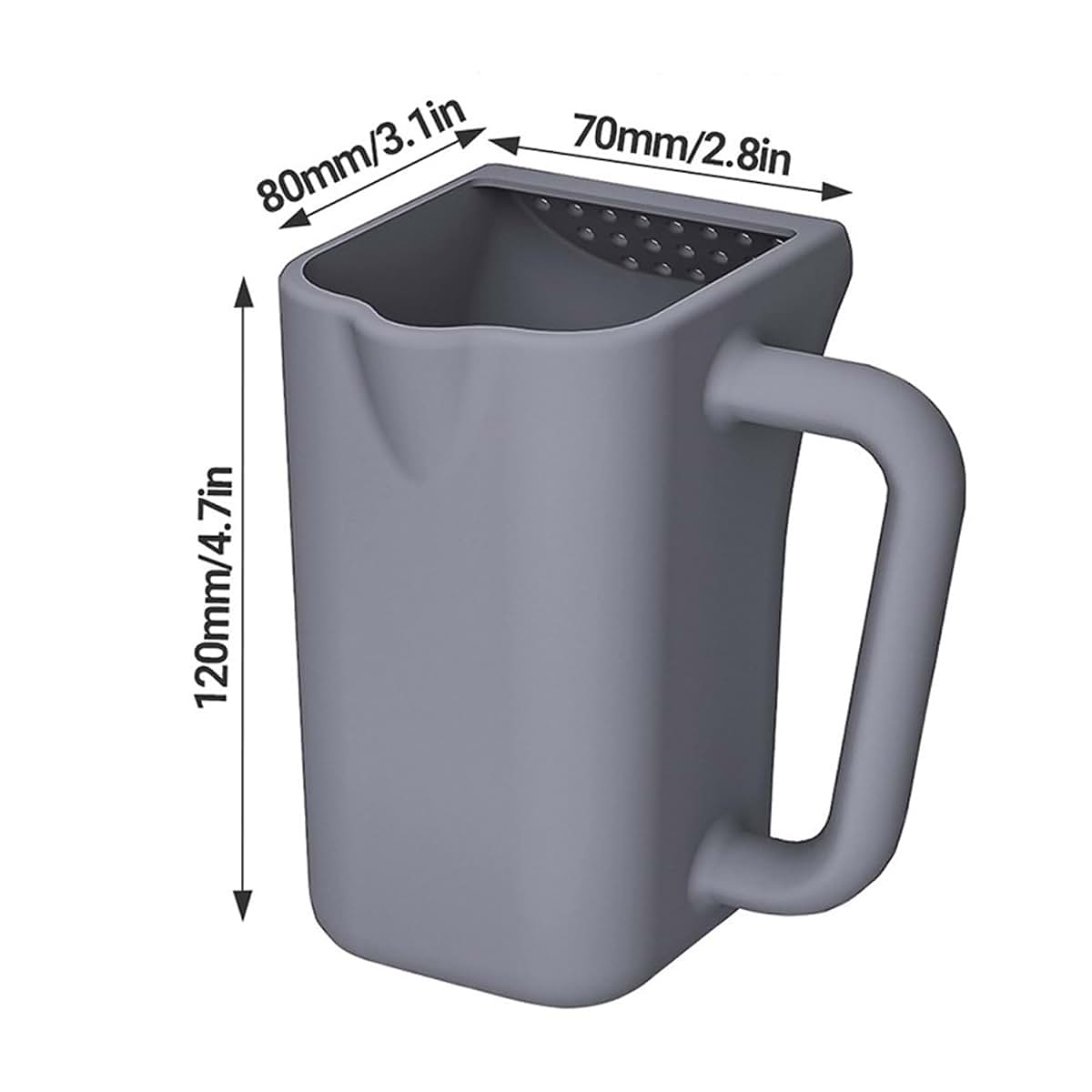 Veltros Ergonomic Infant Shampoo Rinse Cup with Soft Silicone Design & Water Control Infant Bath Cup (photo 3)