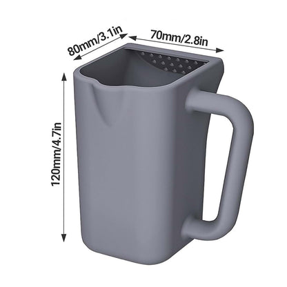 Veltros Ergonomic Infant Shampoo Rinse Cup with Soft Silicone Design & Water Control Infant Bath Cup (photo 3)