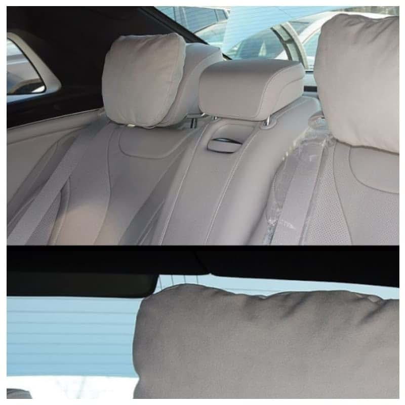 MAXZIZ Car Headrest Seat Neck Pillow Traveling Neck Support Cushion Accessories (Color : 1Pcs Gray)