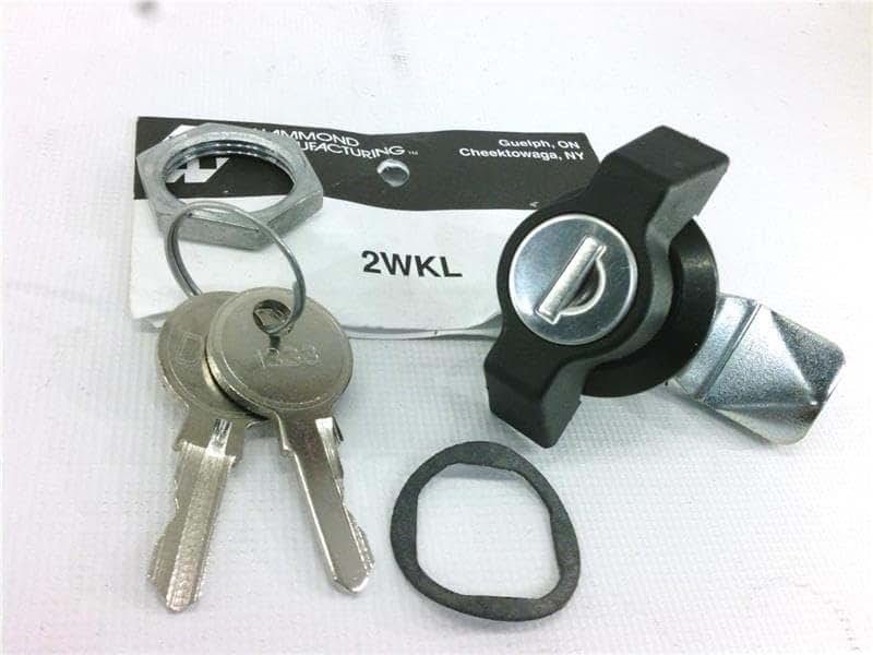 Hammond Manufacturing Wing Knob Key Lock N 2000