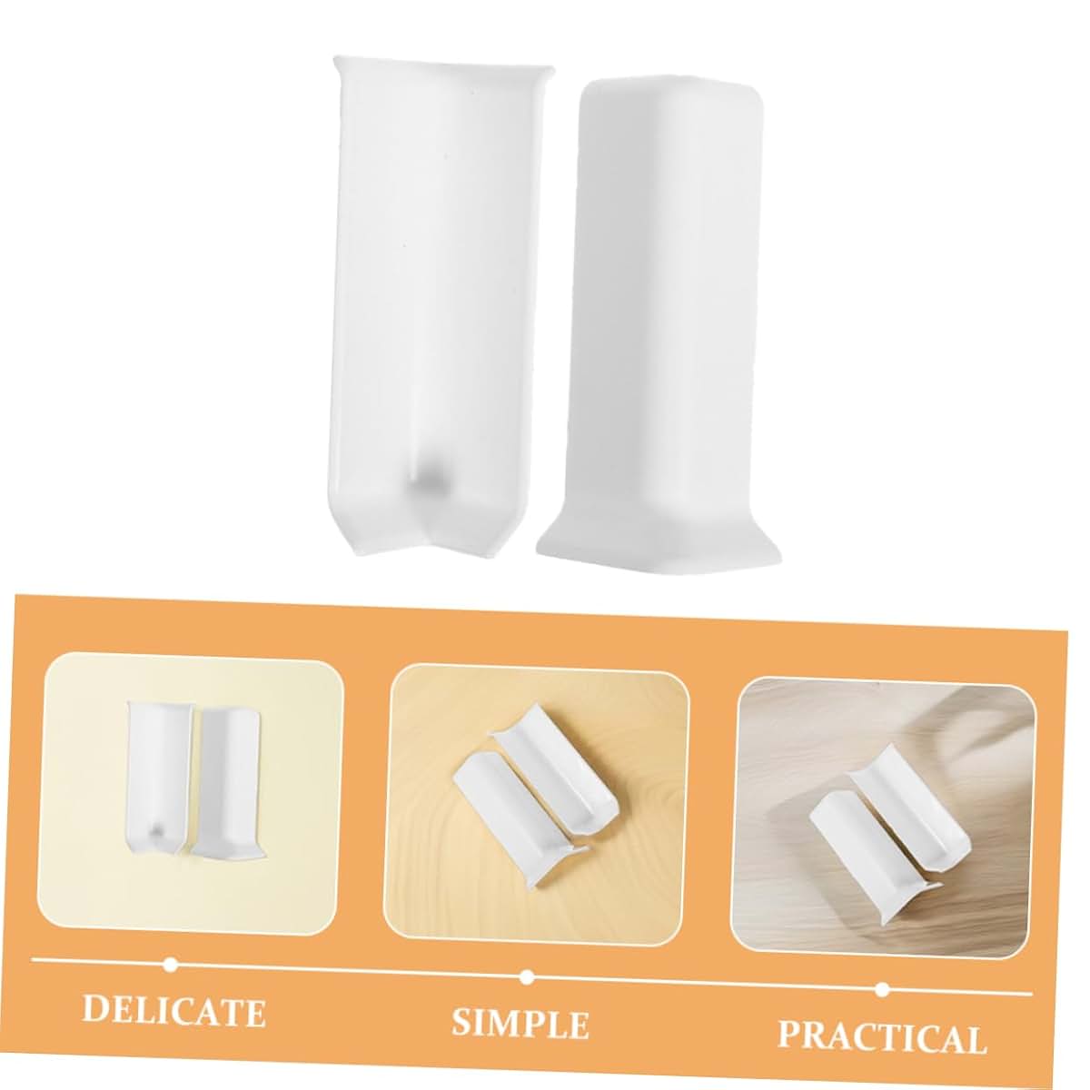 Uonlytech Self-Adhesive Corner Guards for Walls 2 Pcs