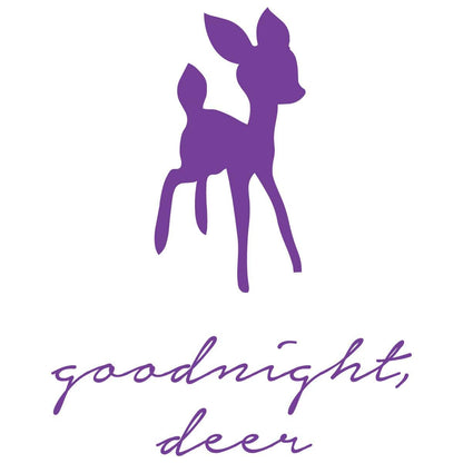 Goodnight Deer Wall Decal Sticker for Nursery or Bedroom Decor