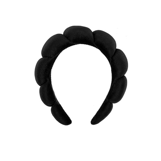 ZyrWyhh Fluffy Cloud Style Hairband, Terry Cloth Twist Headband Sponge Headband Cloud Bubble Female Hair Accessories.