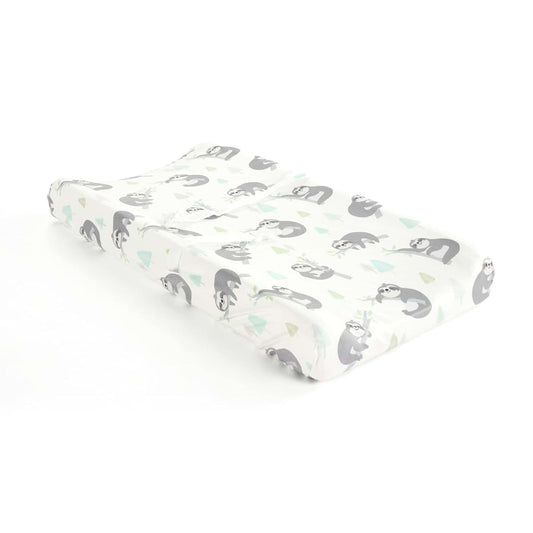 Lush Decor Hygge Sloth Soft & Plush Changing Pad Cover, 32" x 16" x 5", Gray