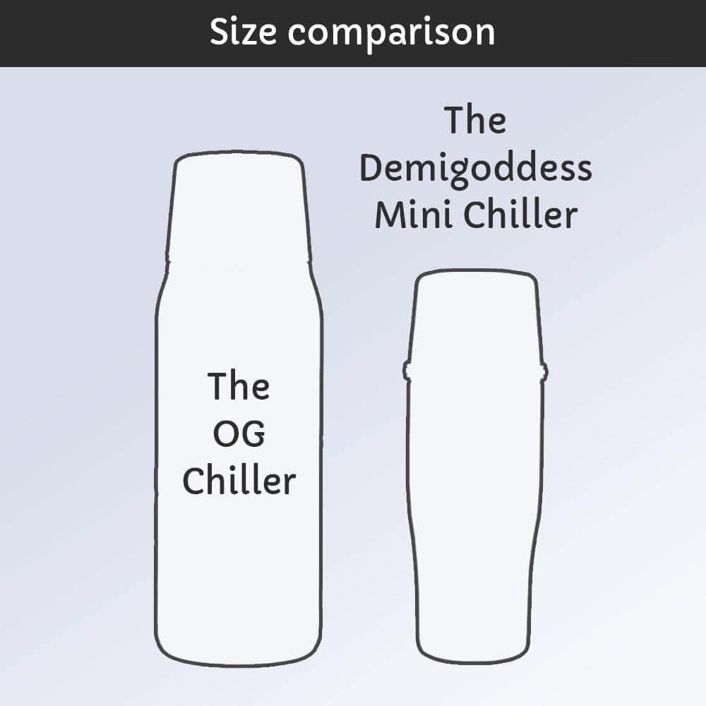 CERES CHILL Mini Breastmilk Chiller Demigoddess, 12 oz, Stainless Steel, Sunset Ombre