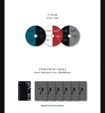 DREAMUS WONHO - 3rd Mini Album FACADE Jewel case ver. (01 ver)
