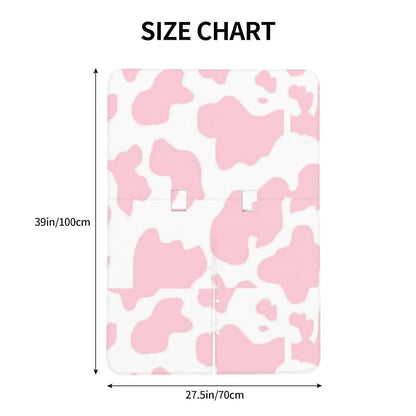 Jendfert Pink Cow Print Baby Car Seat Cover and Nursing Cover, Rayon