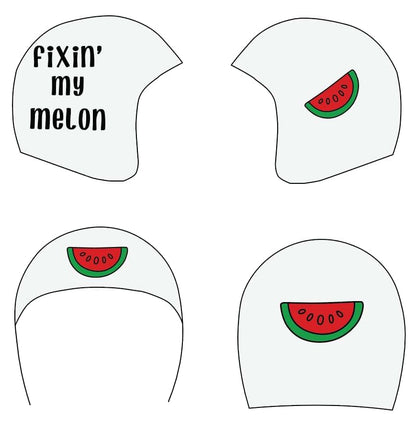 MDBB Fixin My Melon Baby Helmet Stickers Decal Set
