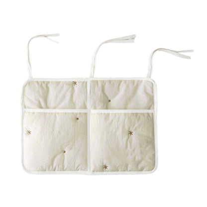 Blulily Baby Bed Storage Bag With Single Double Pocket